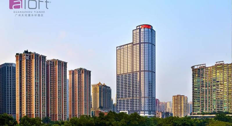 Aloft Guangzhou University Park Eksteriør billede